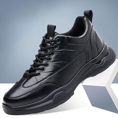 Pantofi casual din piele de vacă, retro, de modă, pentru bărbați, pantofi cu platformă de designer nou, catifea pentru bărbați, sporturi de toamnă de iarnă, pantofi de alergare pentru bărbați