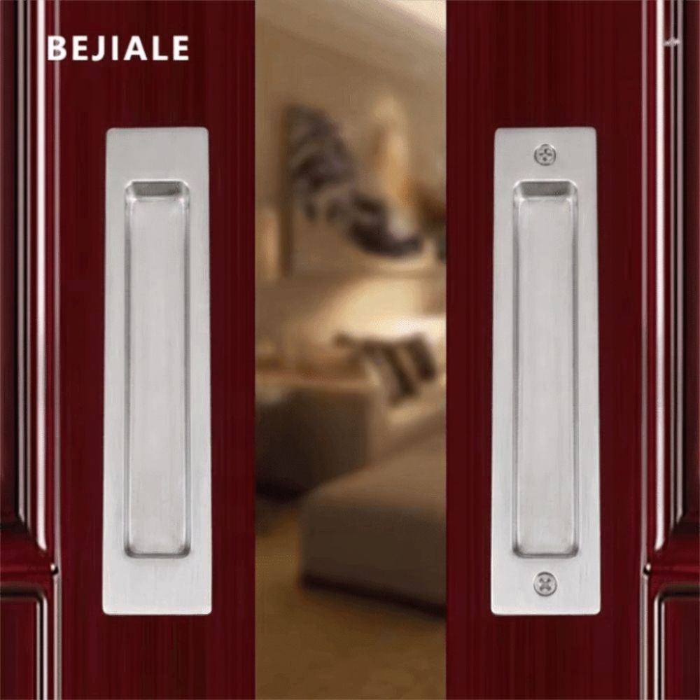 Rust-Resistant Aluminum Zinc Zinc Alloy Door Handle Drilling Installation Handle  Security Doors