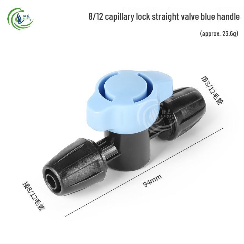 Capillary Fittings Set: 8/12 Straight, Elbow, Tee, 9/12 Connector, Garden Irrigation Auto-Watering