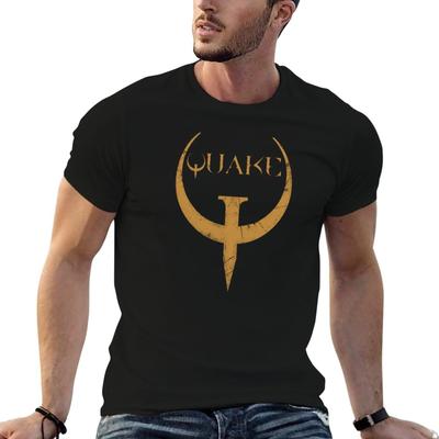 Quake Classic - Bronze T-Shirt Casual Short Sleeve T-Shirt