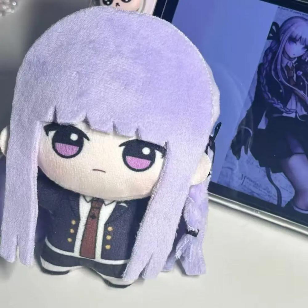 10CM Anime Danganronpa Stuffed Plush Naegi Makoto Nagito Komaeda Printed Body Soft Adorable Starfish Doll Pendant KeyChain Gifts