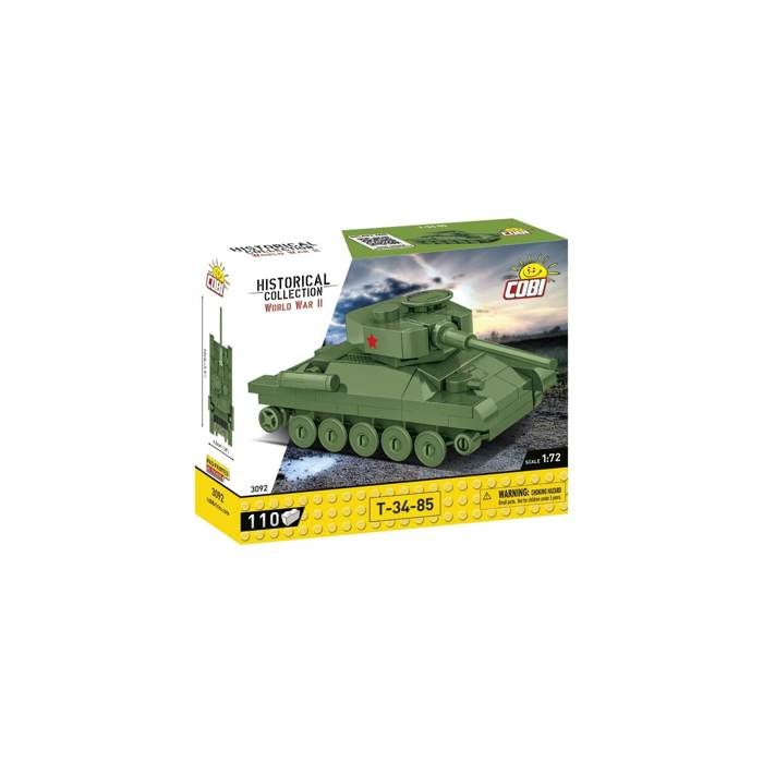 Maquette - COBI - T-34-85 - Plastique - Vert - À Partir De 8 Ans