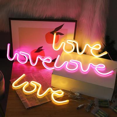 LED Kreuz LIEBE Neonlichtstreifen für Valentinstags-Ambiente und Heiratsanträge