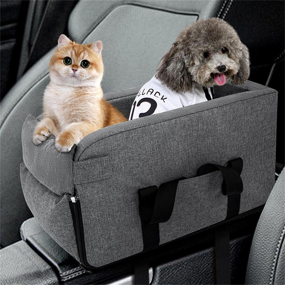 

QS-112 300D Cationic Fabric Car Pet Bag Safety Seat Center Control Bag Dog Cat Nest Type A