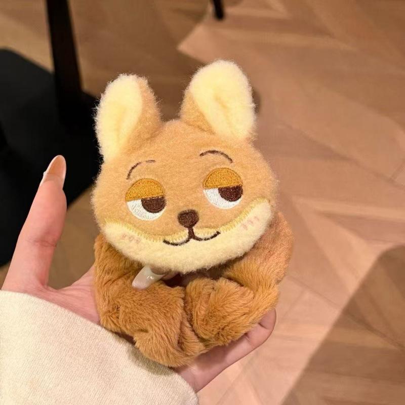 

Cute Judy Nick Plush Hair Ties Women Fluffy Plush Ears Hair Bow Cartoon Bunny Fox Hair Bands Christmas Gift