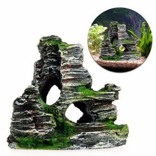 Aquarium Rockery Resin Decoration: Artificial Mountain for Fish Tanks