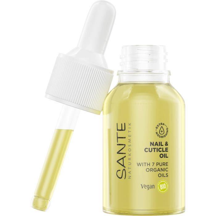 Huile de soin pour les ongles & cuticules BIO - Santé Naturkosmetic - 15ml - 7 huiles biologiques - vitamine E