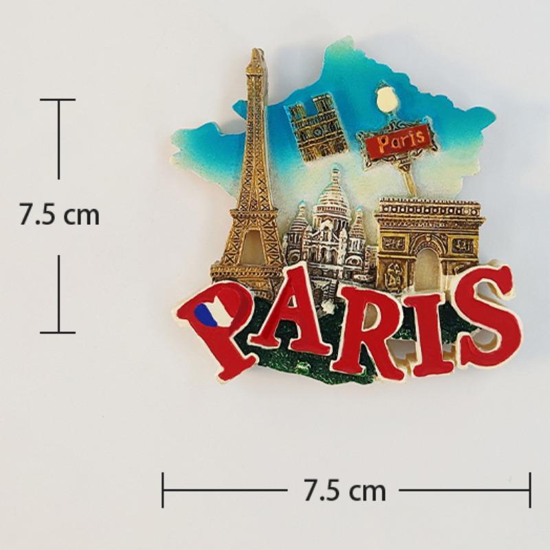 France Refrigerator Stickers Paris Souvenirs L’Arc De Triomphe La Tour Eiffel Fridge Magnets Home Decor Wedding Gifts