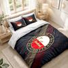 Beddengoed Set 1 Dekbedovertrek 2 Kussenslopen Feyenoord Print Slaapkamer Huisdecoratie