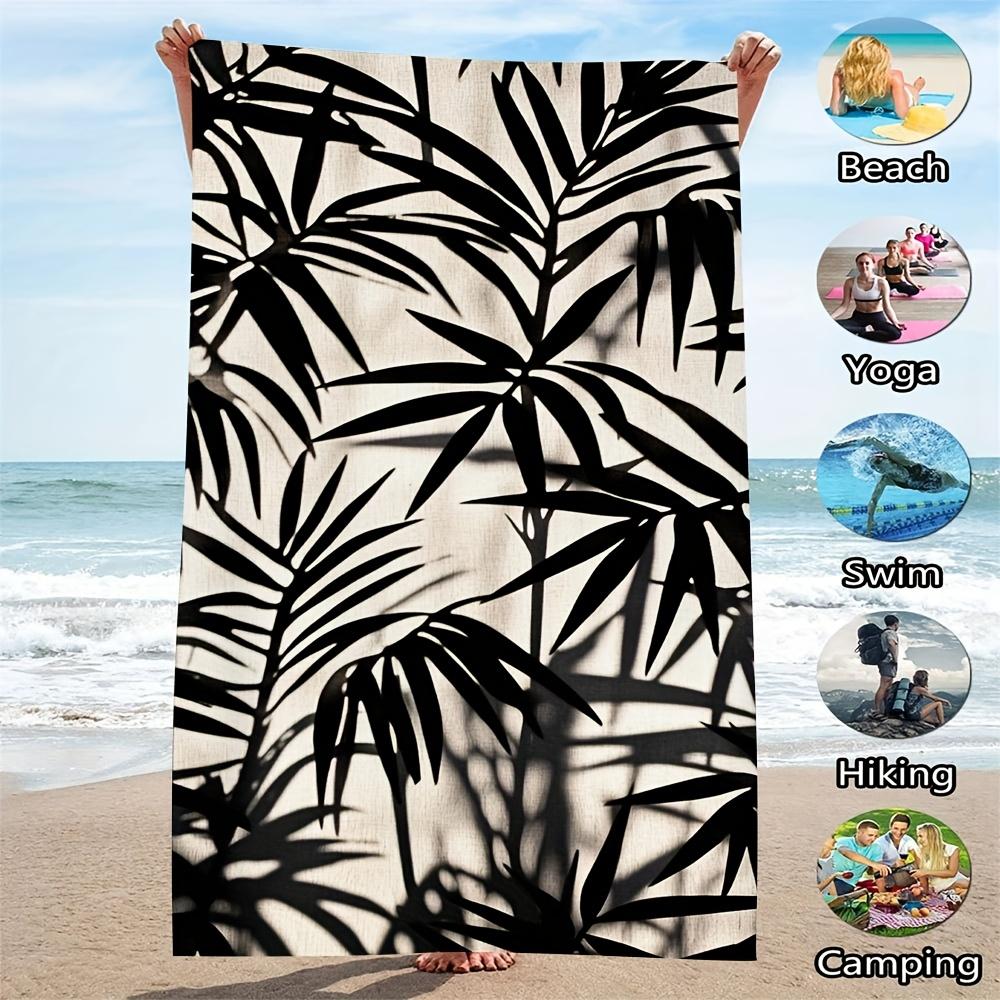 1 Px Bohemian Coastal Luxury Resort Style Beach Towel 80x 130cm-Microfiber, Fast Absorbing and Super Soft Bath Towel