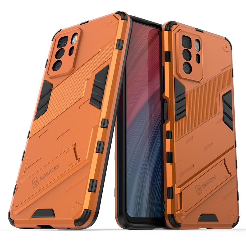 

Для Чехол Xiaomi Poco X3 GT Чехол Для Poco X3 GT Capas Чехол-подставка для телефона Противоударный Держатель Чехол Для Redmi Poco M3 Pro X3 GT Fundas For Poco X3 GT оранжевый