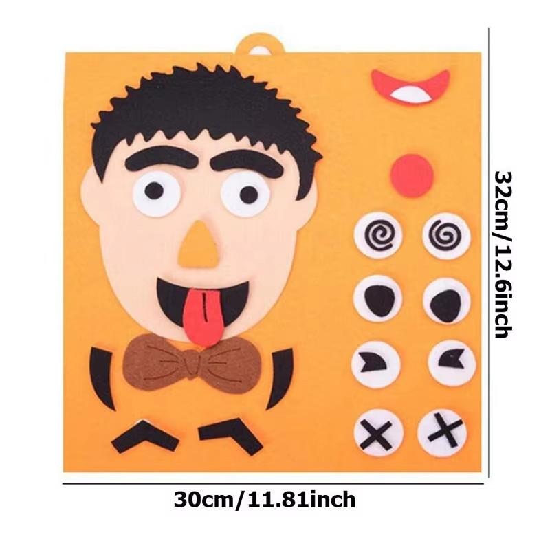 Peuter Montessori Wiskunde Viltbord Speelgoed Vinger Getal Leren Tellen Kleuterschool Manipulatieve Materialen Leren Educatief Speelgoed TMZ