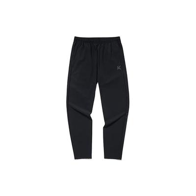 Knitted Straight Leg Sports Pants Men Bottoms Black 152131334-1