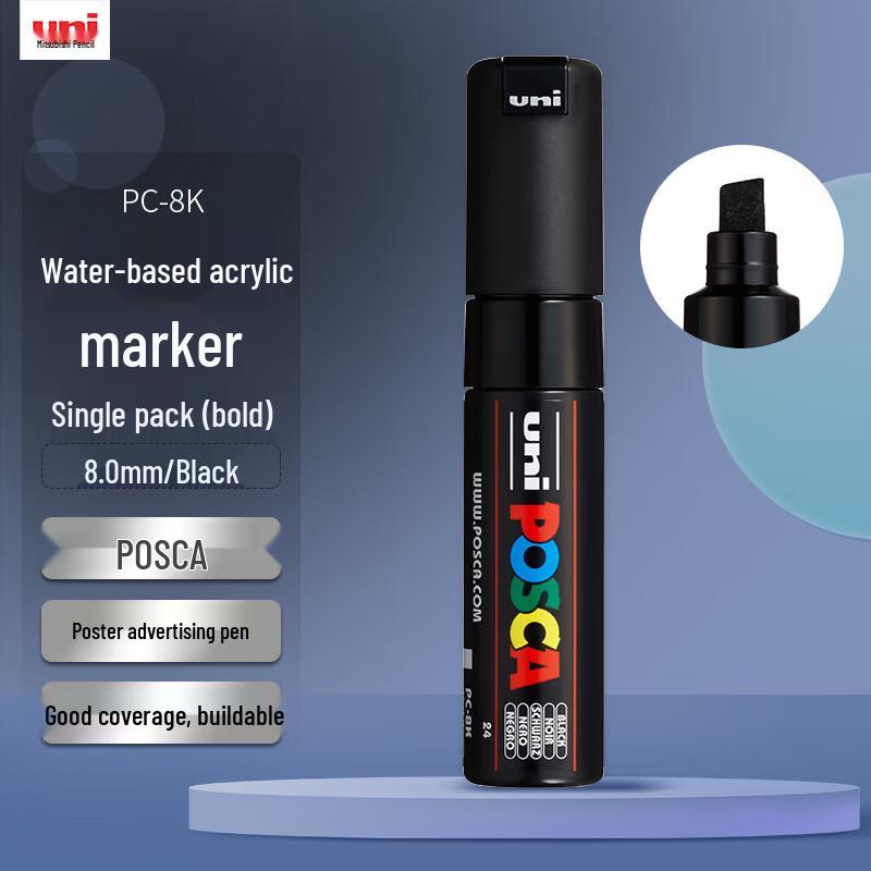 uni POSCA PC-8K Broad Tip Acrylic Marker Pen