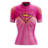 Mens Cycling Jersey Short Sleeve Breathable Quick-Dry Print Bike Shirt Road Riding