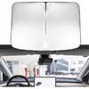 2026 Windshield Sun Shade For Tesla Model Y & Model 3 Lightweight Easy Foldable Car Windshield Sunshade - Sunlight And Dashboard Protection