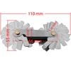 55 Degree Thread Pitch Gauge 60 Degree Fishtail Gauge Precision Center Gauge  Screw Cutting Tools