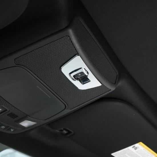 Chrome Rear Window Lift Panel Switch Trim Cover for Ford F150 2015-