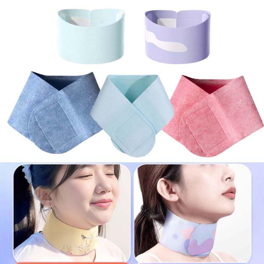 Washable Neck Beauty Wrap Adjustable Gel Neck Mask Holder Breathable Neck Skincare Tools  Office