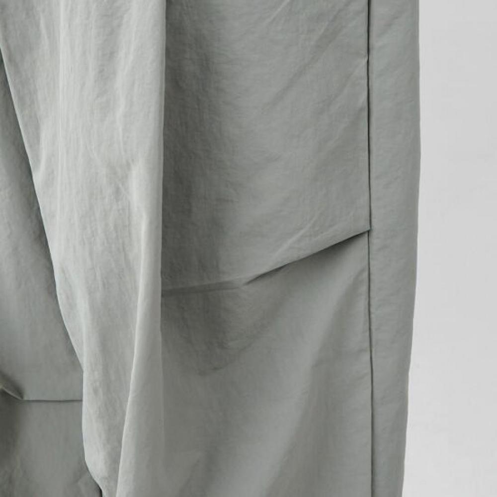 Onl Men S Curved Parachute Nylon Wide pantS White Mpn