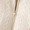 2024 Winter White Knitted Windproof Stand-up Collar Cotton Jacket