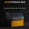 Car Large Capacity Storage Box Trunk Multifunctional Folding Leather Material Storage Box Suitable for Polestar 1 2 3 4