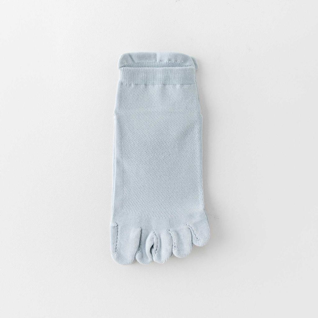 Five-Finger Socks Boneless Anti-Pilling Split-Toe Ultra-Thin Women'S Socks Antibacterial Cotton Socks Short Tube Mesh Socks