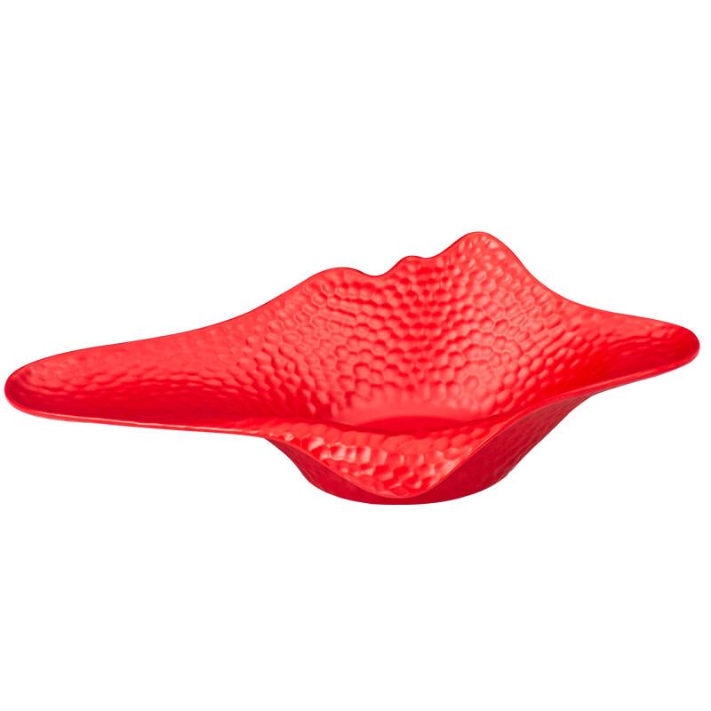 JINMEILI Muschelförmige Melamin-Meeresfrüchte-Sashimi-Platte