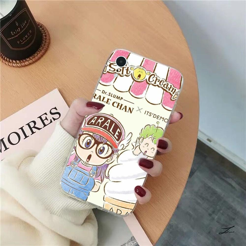 Cartoon Dr Slump Phone Case for iPhone 15 8 7 6 6S Plus X SE 2020 XR XS 14 11 12 13 Mini Pro Max Mobile Case