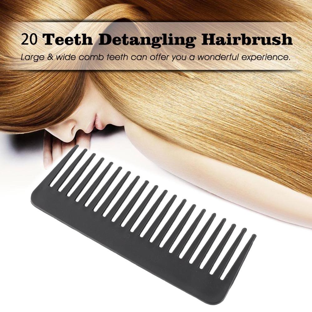 3PCS Anti-Static Wide Tooth Combs 20 Teeth Travel Hair Comb Durable Scalp Massage Comb Shower Use
