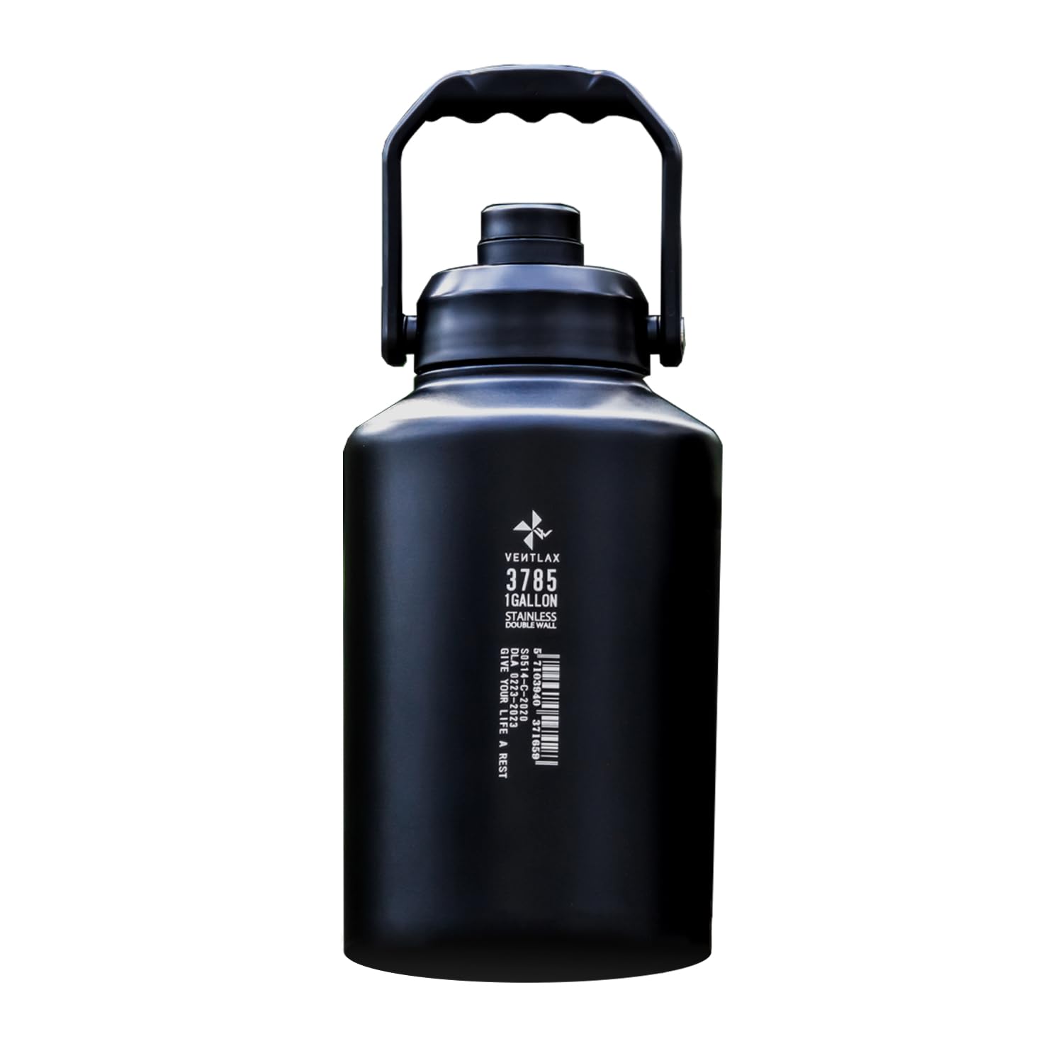 

VENTLAX Ice Ice Сохраняет лед холодным или Идеально подходит для кемпинга и активного отдыха Вакуумный кувшин, Контейнер, Горячий, Мероприятия, Изолированный, 1,9 л / 3,8 л (3,8 л (1 галлон)) чёрный