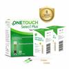 Onetouch Select Plus Blood Sugar Test Strips | Pack Of 50 Strips With 50 Ultrasoft 2 Lancets | For Use With Onetouch Select Plus Simple Glucometer.