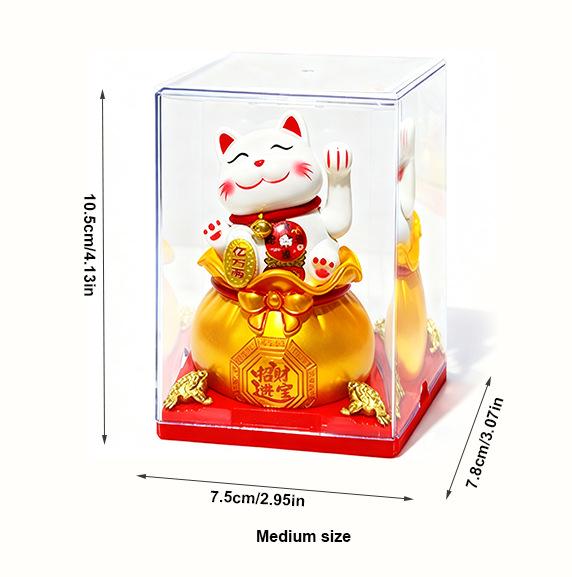 

Солнечный Кот Удачи Мешочек с Счастливыми Деньгами для Украшения Дома или Автомобиля