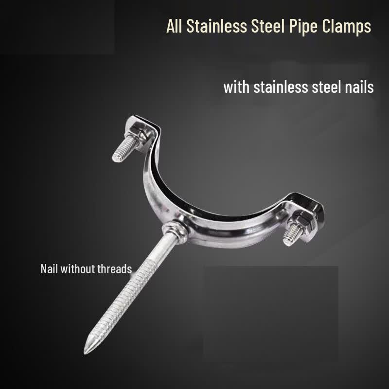 SOXW Stainless Steel Pipe Clamp for 110mm PVC/PPR Pipes