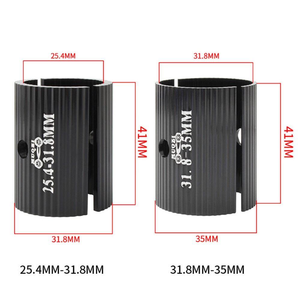 Aluminum Alloy Bike Handlebar Conversion 31.8mm To 35mm Aperture Adjust Adapter