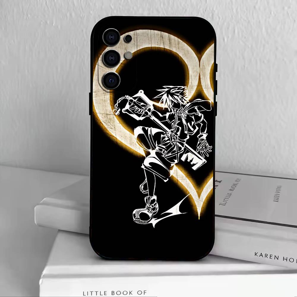 KH-Kingdoms Hearts G-Game  Phone Case Black Silicone Soft For Samsung S25,S24,S21,S22,S23,S30,Ultra,S20,Plus,Fe,Lite