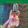 Charming Bowknot Floating Bottle Keychain Ideal For Party And Graduation