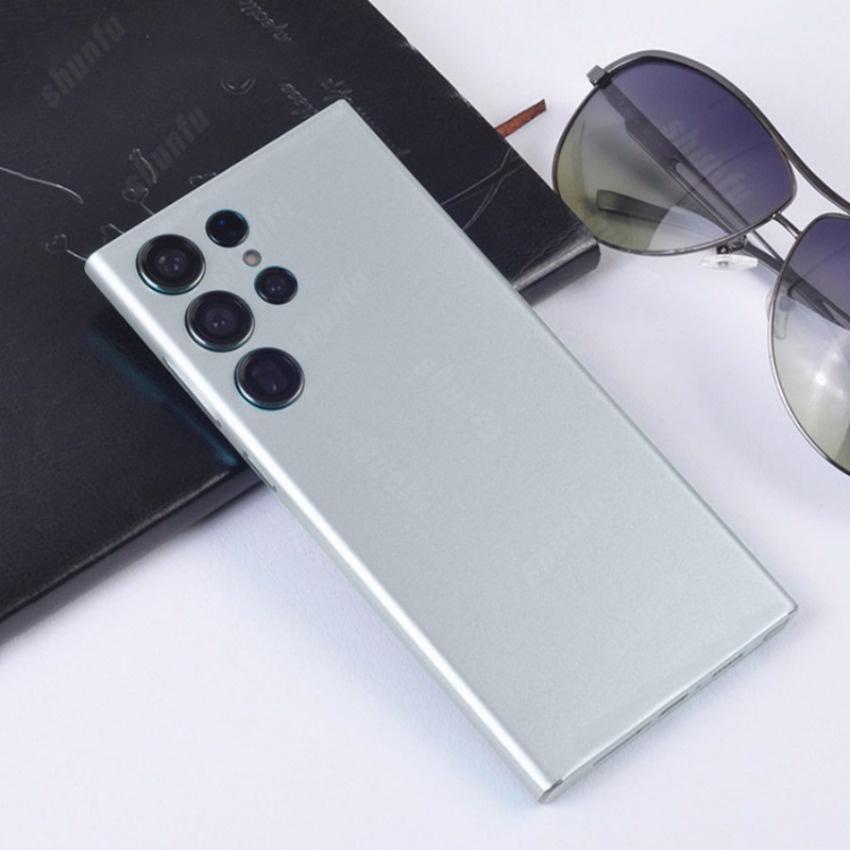 

Samsung Galaxy S24 Ultra Premium Наклейка цвета кожи Защитная пленка для экрана против царапин Пленка на заднюю панель S24 Ultra серебряный