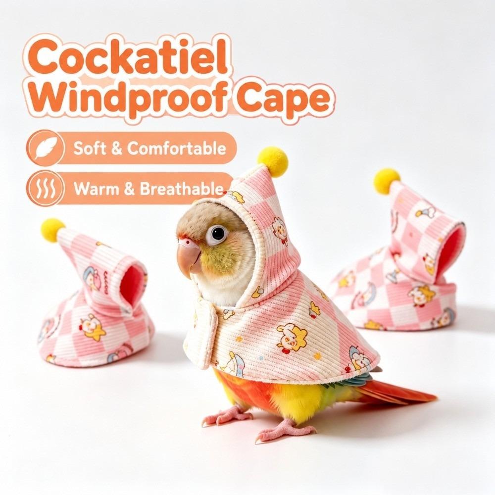 Thickened Bird Cape Cold Proof Bird Costume Cute Bird Winter Jacket Outdoor