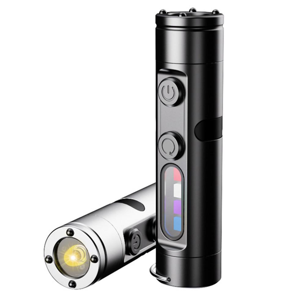 Rechargeable LED Tactical Torch with Hat Clip Mini Pocket Torch Super Bright Flashlight for Headlamp Outdoor Camping Emergencies