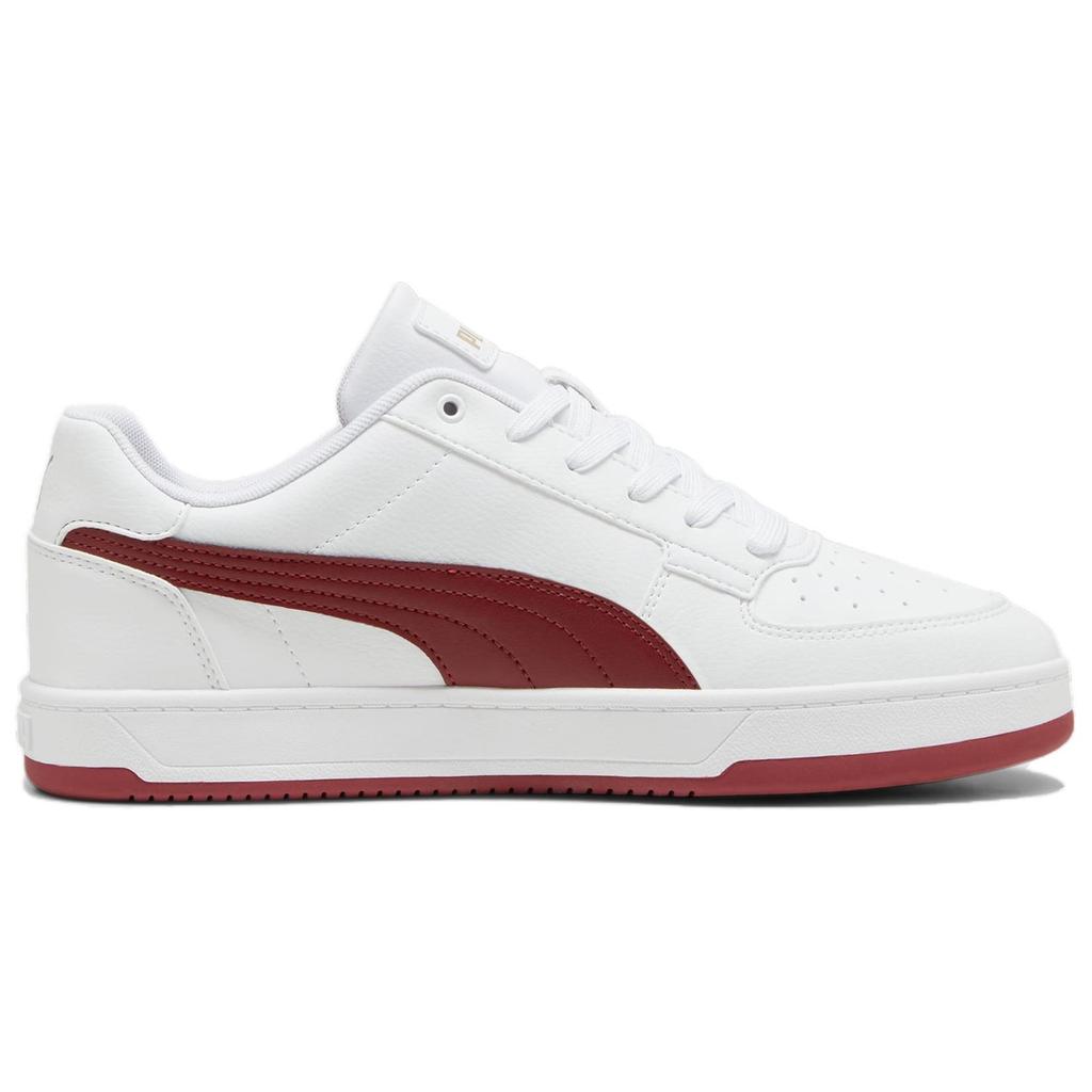 New PUMA Caven 2.0 Lightweight Low Top Skateboard Shoes Unisex White Red 392290-34