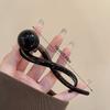 Retro Ponytail Twist Hair Clips  Pearl Shark Clip Hairpins Barrettes Hairgrip Hair Accessories For Women