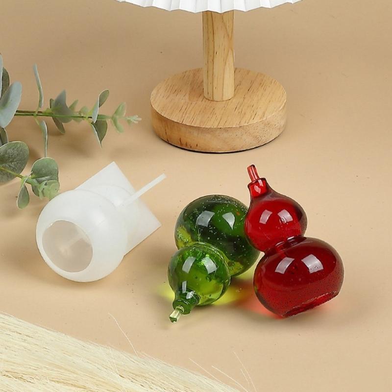 Flexible Silicone Gourd Accessory Mold For Handmade Candle Resin Art Home Decoration And Creative DIY Projects