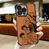Rurouni Kenshin Anime Soft Phone Case For iPhone 15 16 17 Air 14 Pro Max 16E Plus 13 12 Mini Plating Anti-Fall Fundas