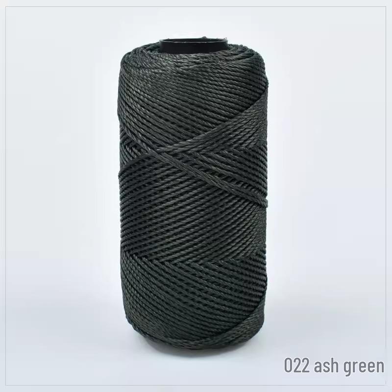 Chunky Wool & Ice Silk 3-Ply Yarn for DIY Crochet: Hand-Knitted Bag, Summer Hat, Shoes, and Seat Cushion