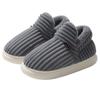 Bag heel cotton slippers winter large size indoor home household plush plush warm winter cotton shoes winter