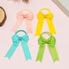 20Pcs 3.5 Inch Cheer Bows For Girls Ponytail Holder Cheerleading Bows Elastic Hair Ties Bands For Baby Girls Kids Childre