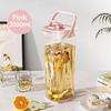 Refrigerator Water Pitcher With Spout Leakproof Cold Drink Dispenser For Fruit Tea Lemonade Iced Coffee BPA-Free Plastic