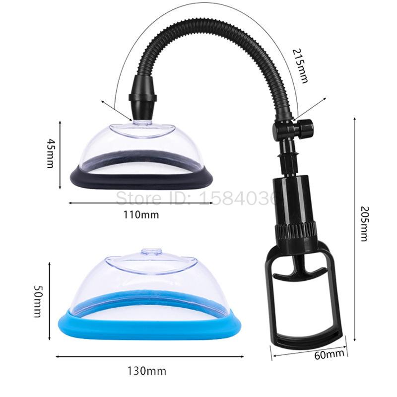 Manual Pussy Pump Vagina Clitoris Sucker Expansion Female G-Spot Enlarge Vacuum Pump Cover Vaginal Dilator Sex Toys for Women 18