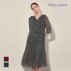 OLIVIALAUREN Printed Frill Dress_Voboa4F7211